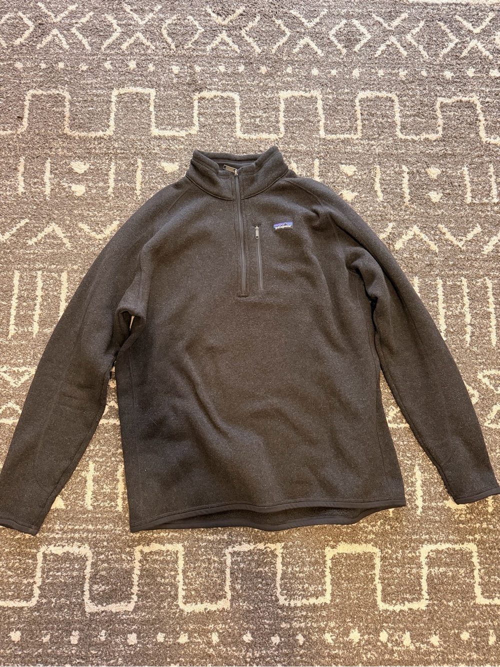 Patagonia Black 1/4‑Zip Fleece Pullover - Picture 2 of 4